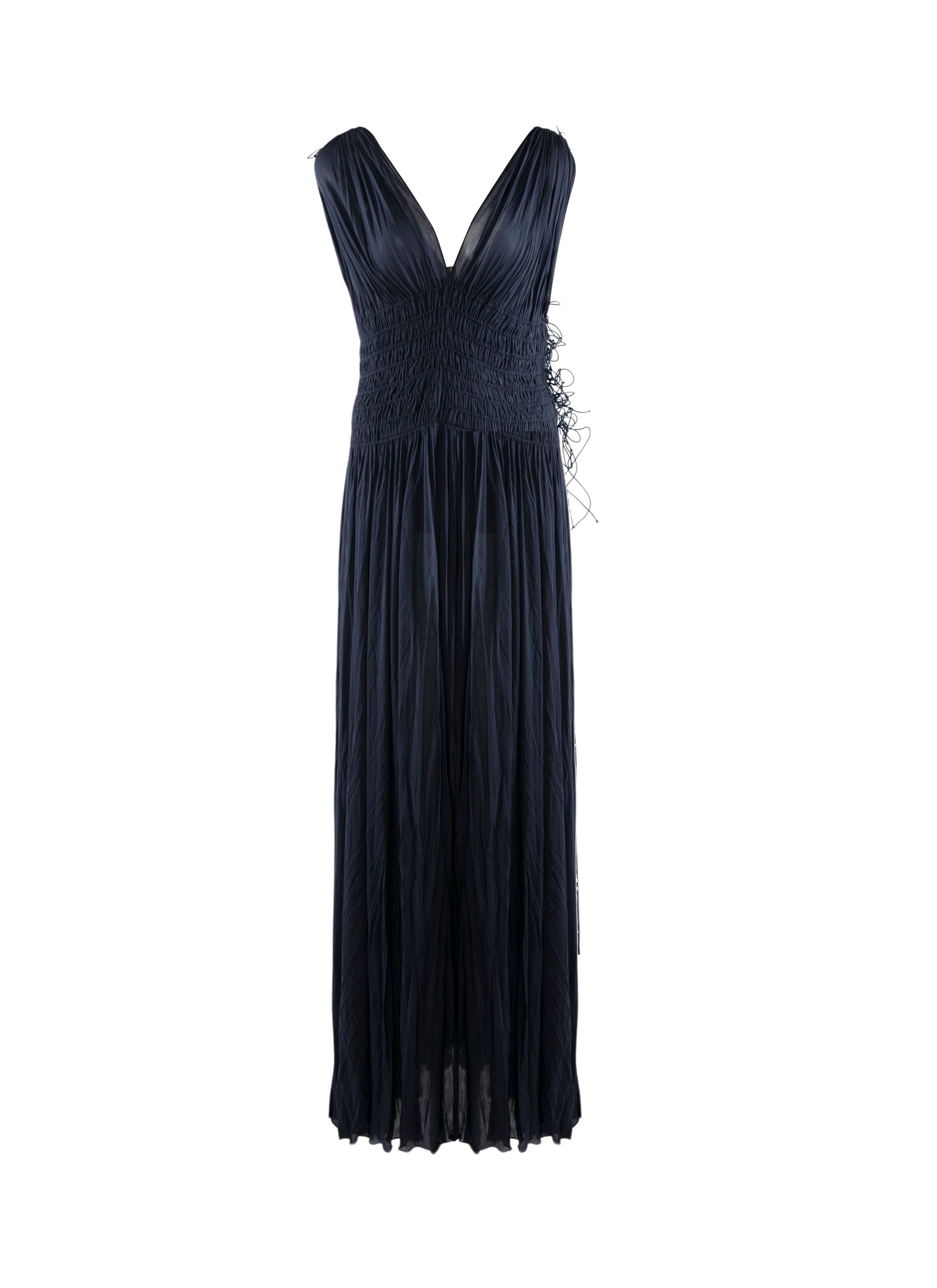 Jersey sleeveless dress - Cobalt