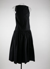 Malte Dress - Black & Navy