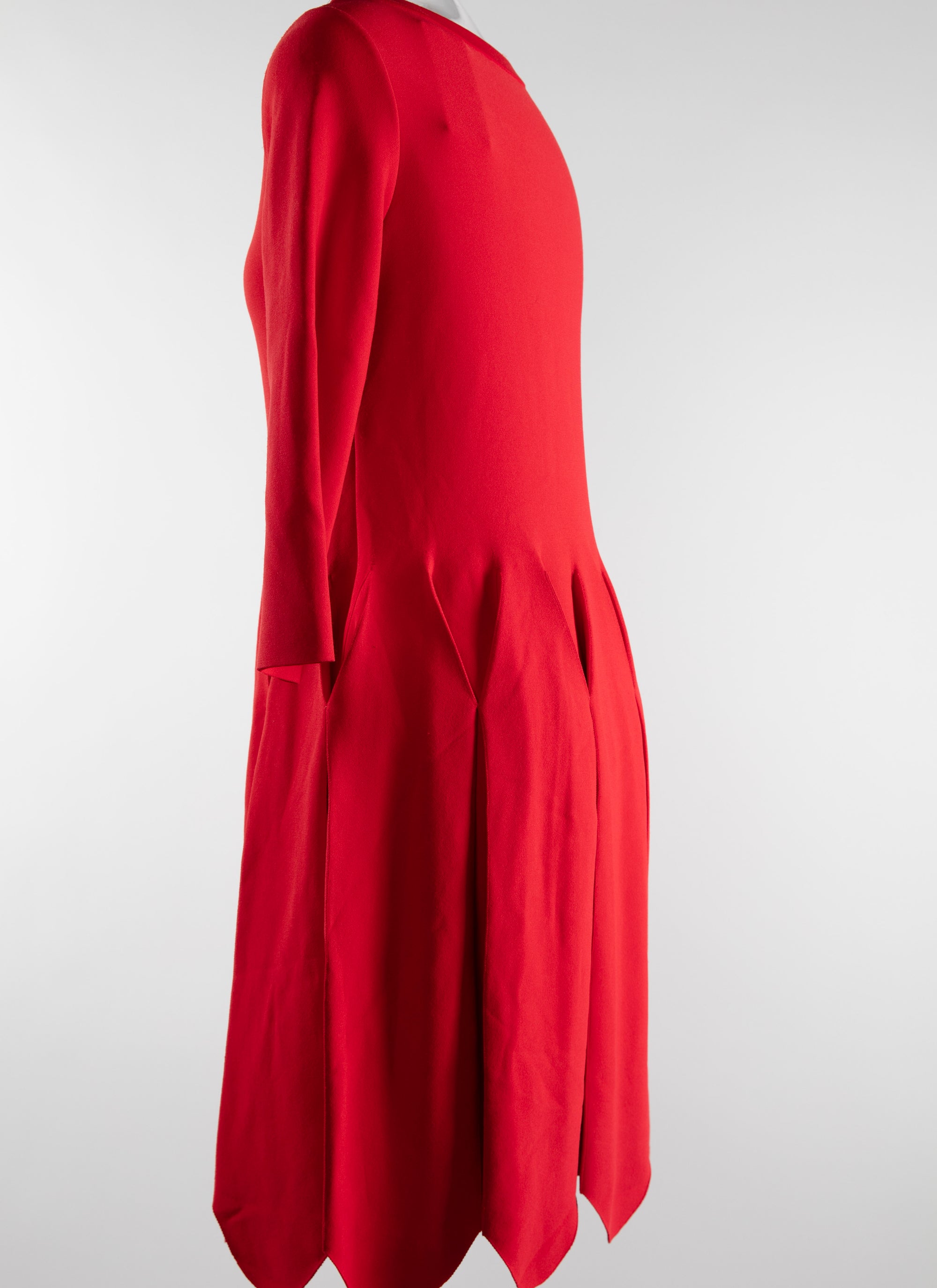 3/4 sleeve mini dress - Scarlet
