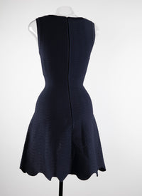 Robe courte sans manches zippée au dos - Cobalt