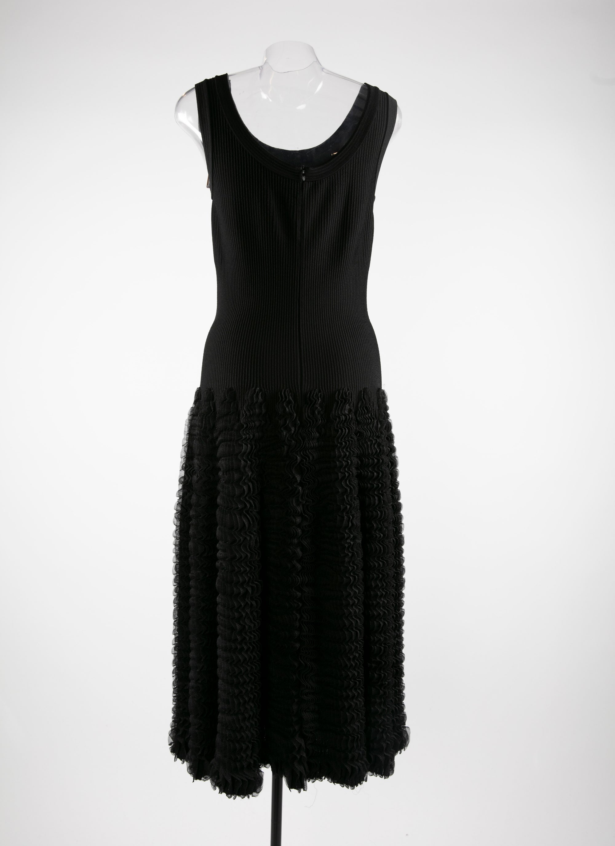 Sleeveless dress - Ebony Black