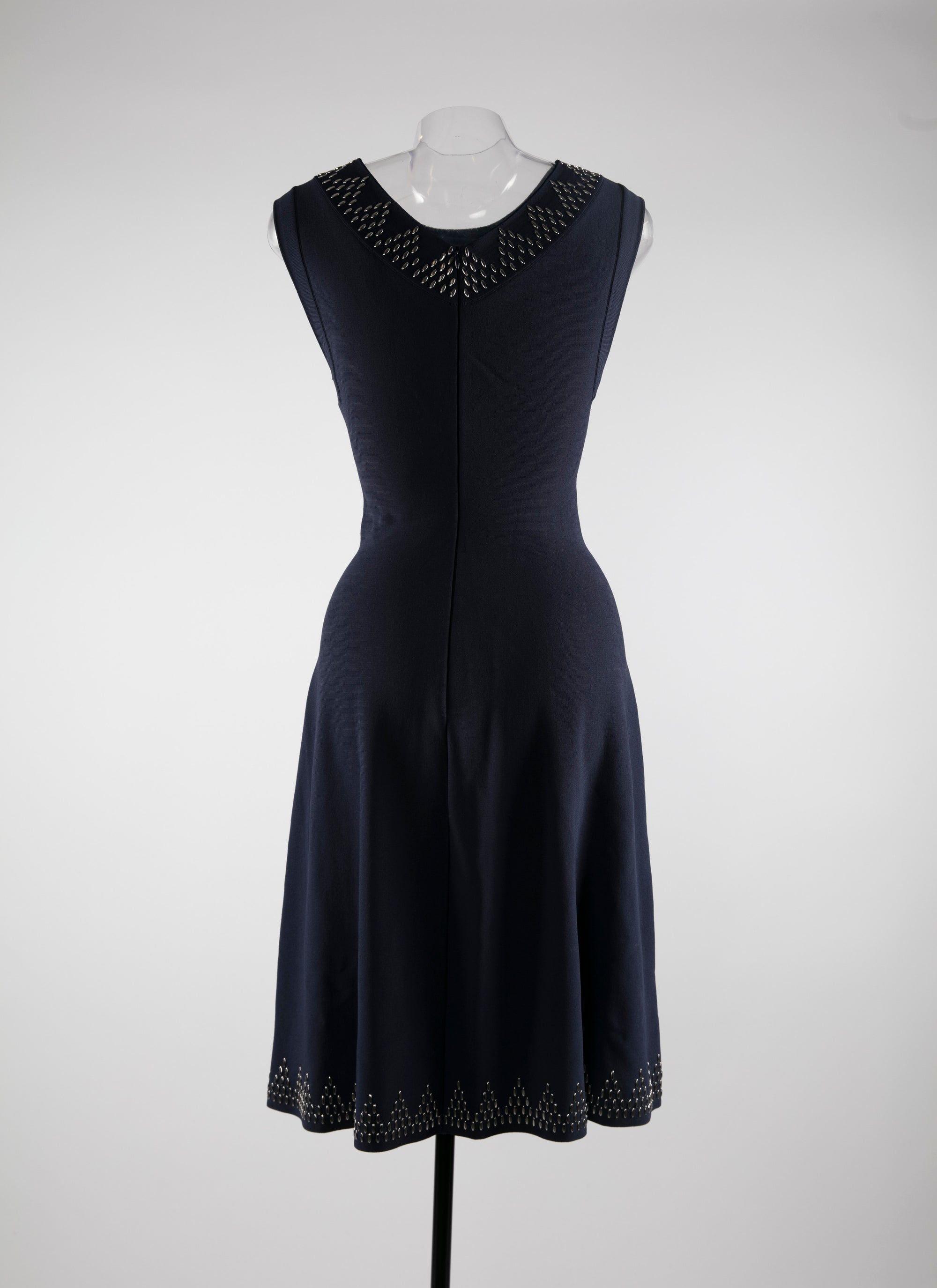 Sleeveless silver dress - Cobalt
