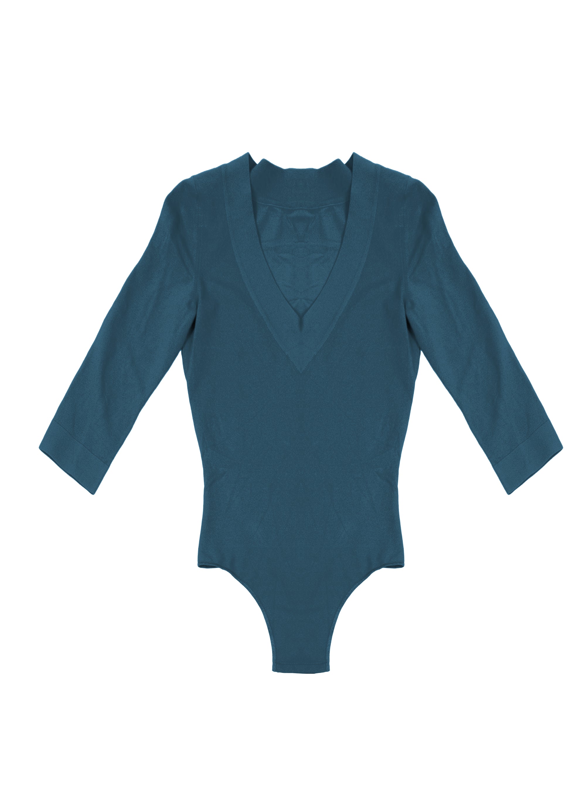 3/4 sleeve bodysuit - Mineral Blue