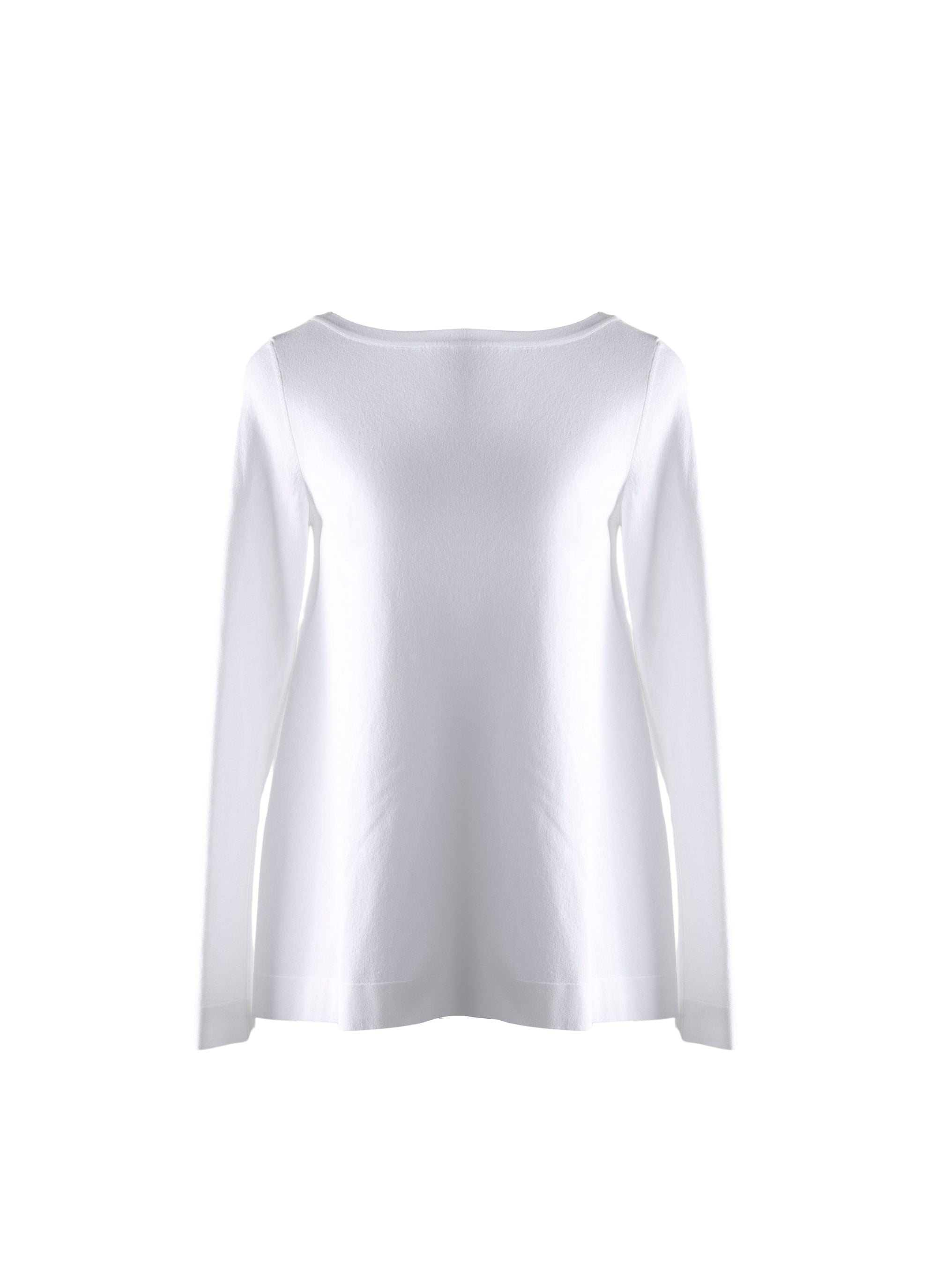 Long-sleeved jumper - Intense White