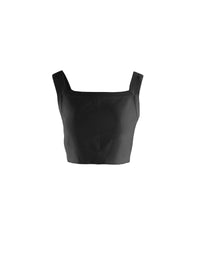 Sleeveless top - Intense Black