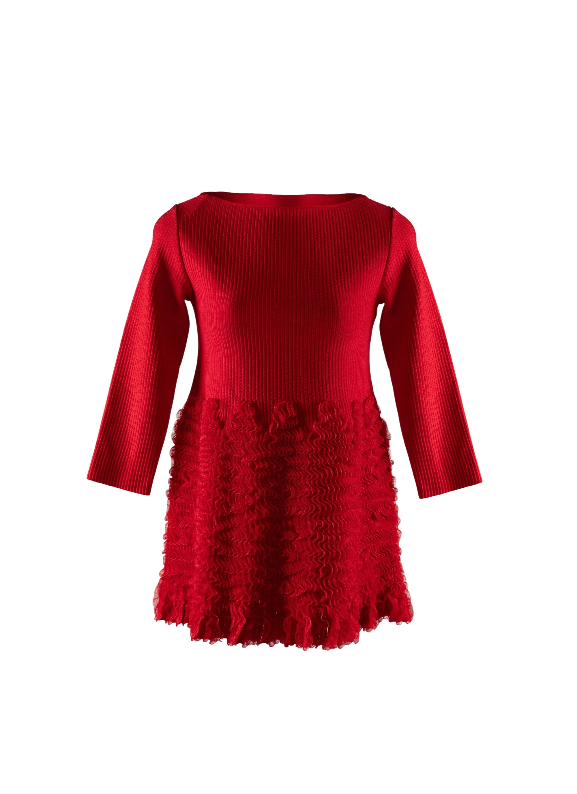 3/4-sleeve jumper - Scarlet