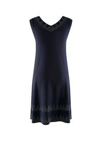 Sleeveless dress - Cobalt