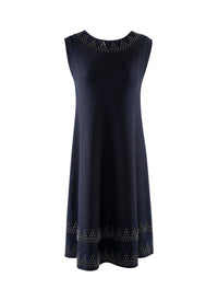Sleeveless dress - Cobalt