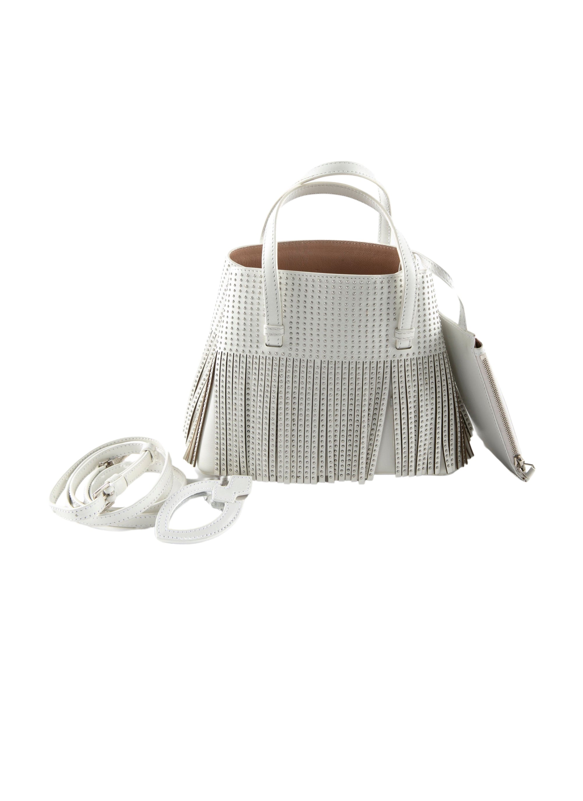 Nano Cabas bag - Optic White