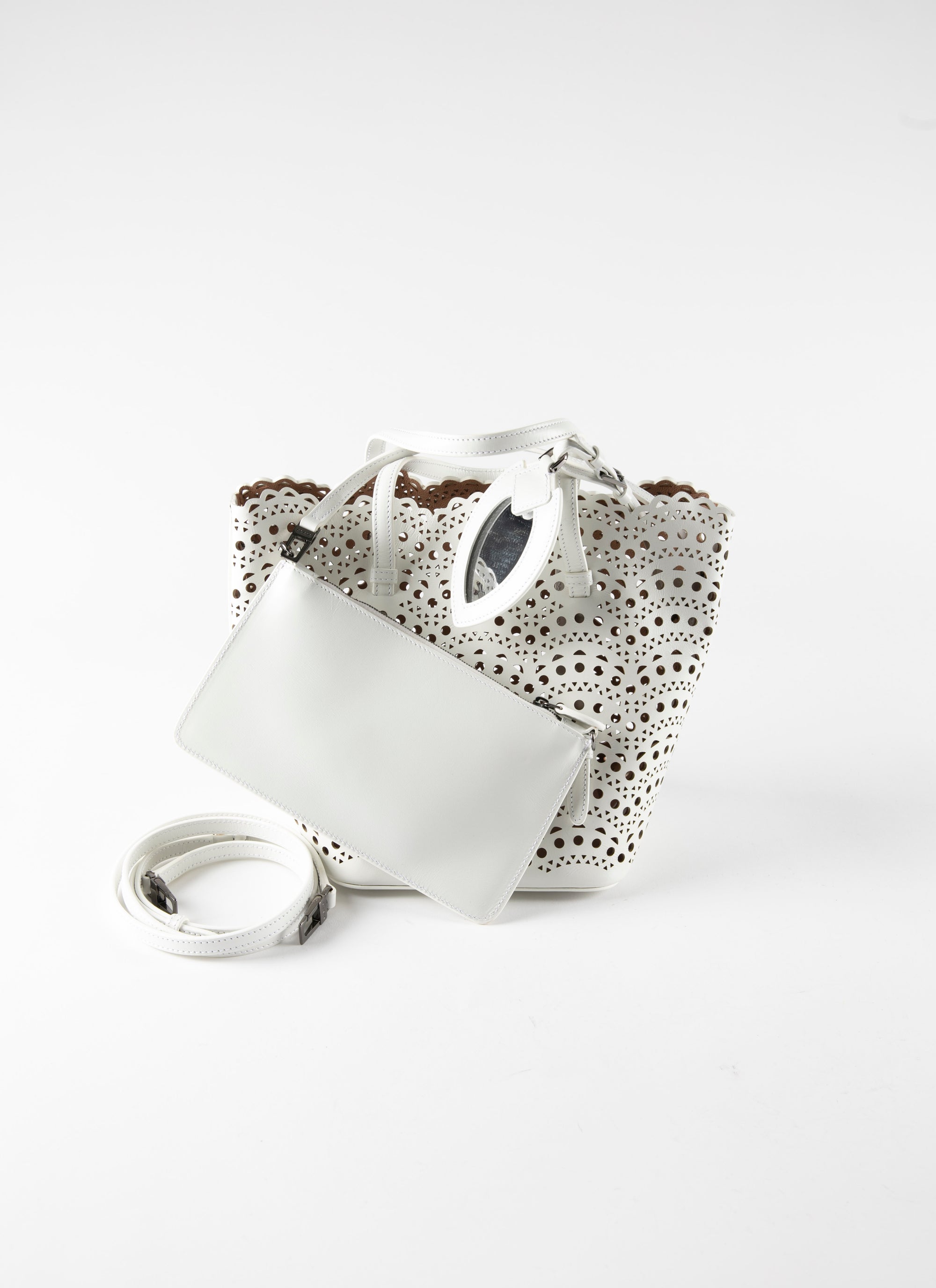 Sac Cabas trapèze - Blanc intense