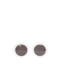 Round studded sunglasses - White & Grey