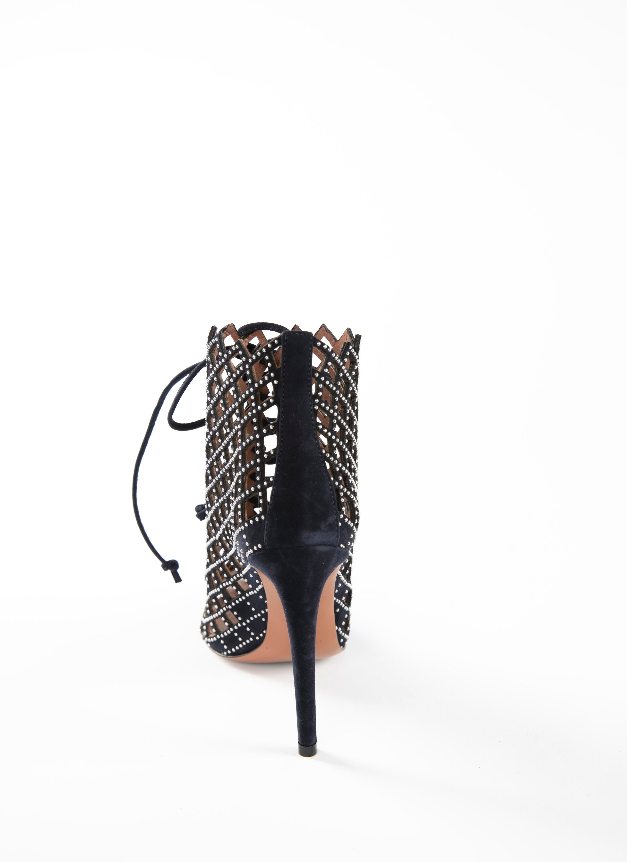 Studded 110 boots in leather - Night