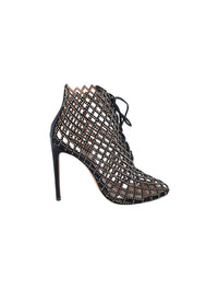 Studded 110 boots in leather - Night