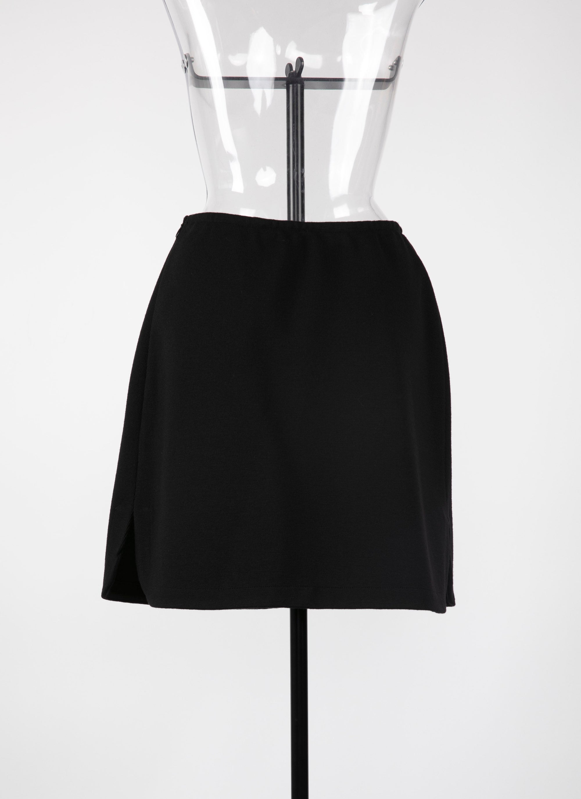 Jupe Grace en laine - Noir