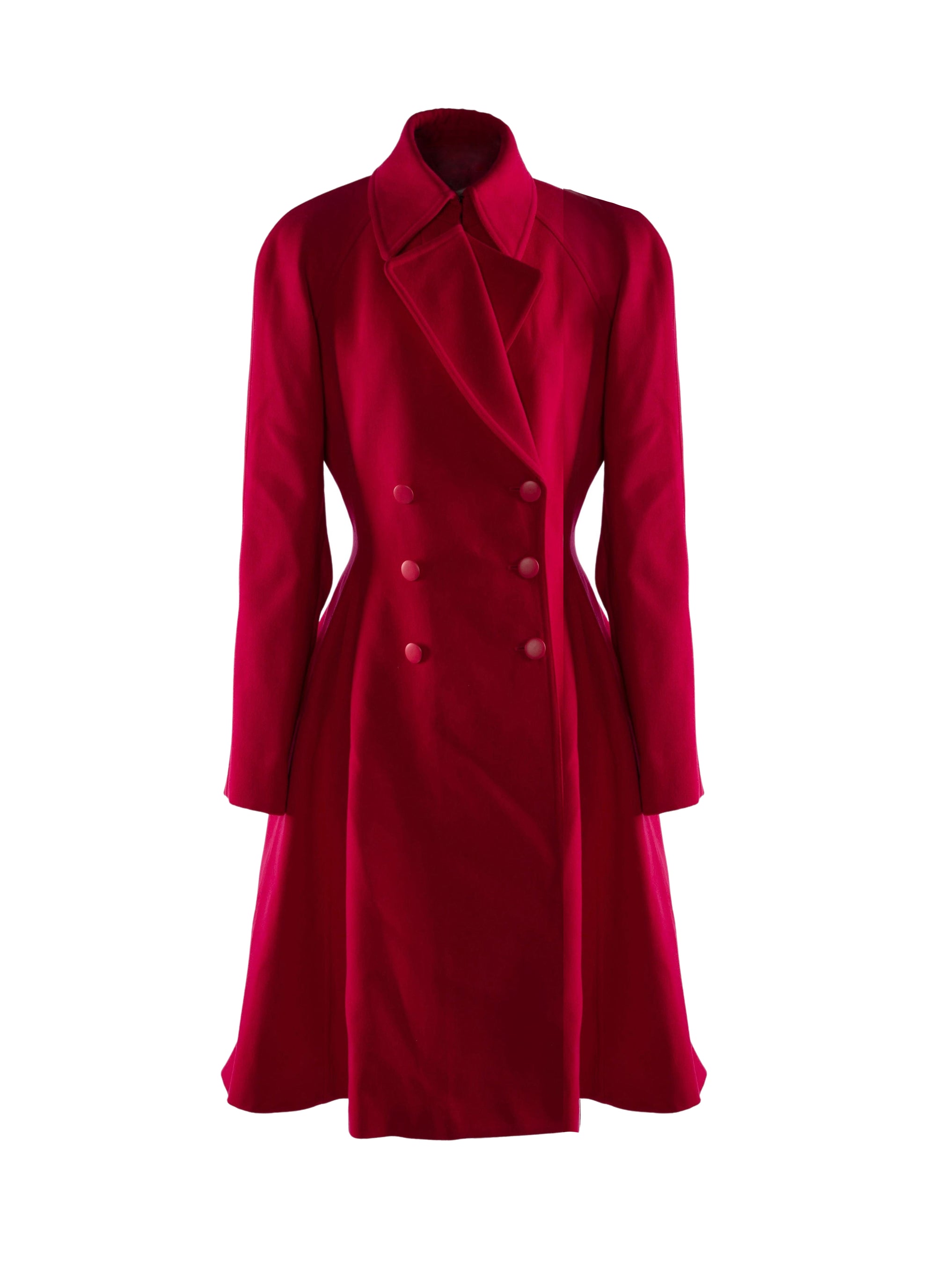Manteau en laine - Magenta