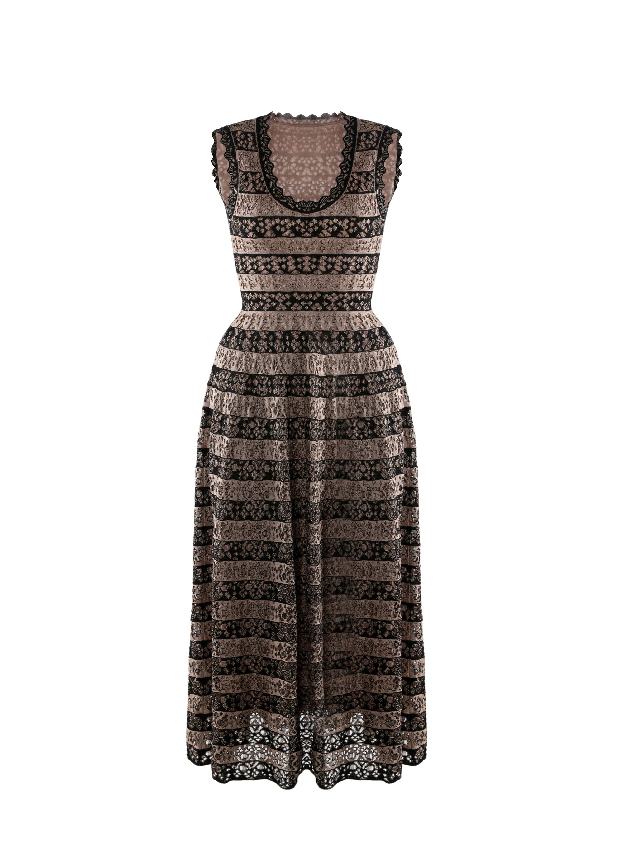 Robe sans manches en laine et cachemire - Nuit