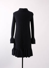 Alhambra long sleeve dress - Blue & Black