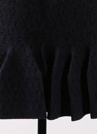 Alhambra long sleeve dress - Blue & Black