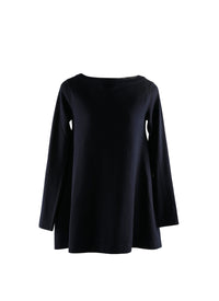 Long sleeve jumper in wool - Night