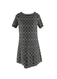 Short-sleeved tunic - Black & White