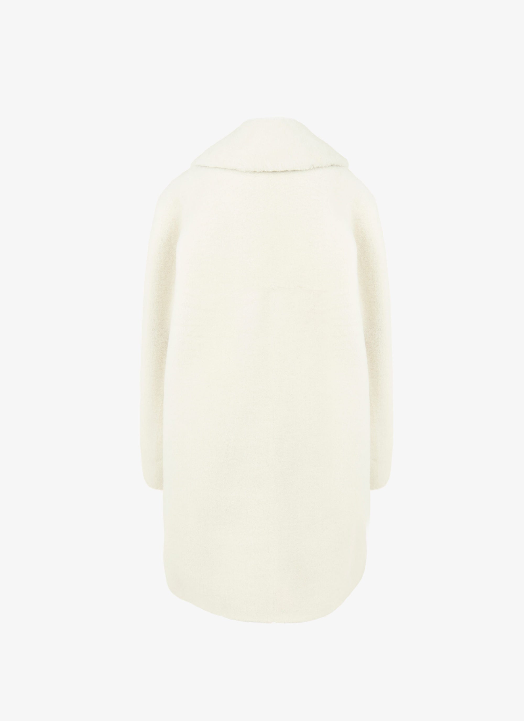 Manteau Soft en cuir - Blanc Nacre