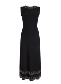 Robe sans manches Triangle en maille - Noir