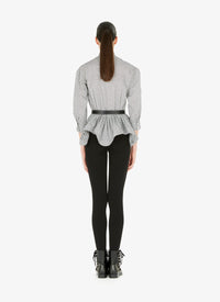 Wool arabesque shirt - White & Black