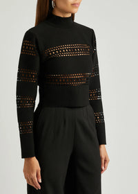 Vienna Wool Sweater - Black Alaïa