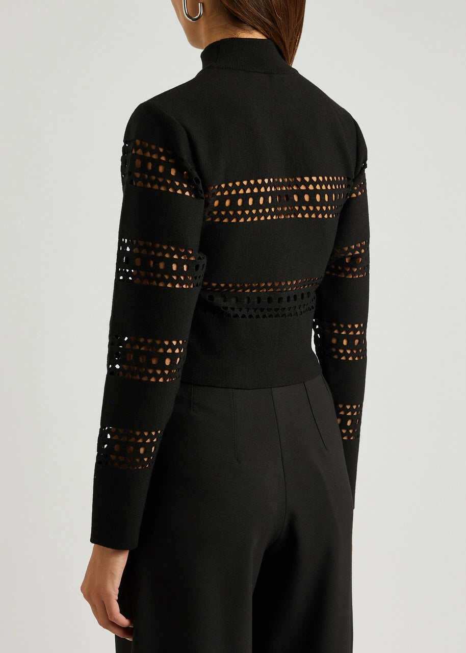 Vienna Wool Sweater - Black Alaïa