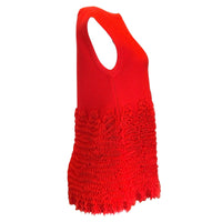 Pull sans manches - Ecarlate