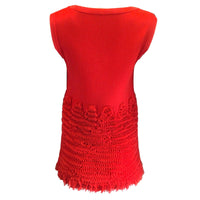 Pull sans manches - Ecarlate