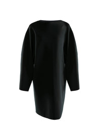 Robe pull col rond à manches longues en laine - Foret