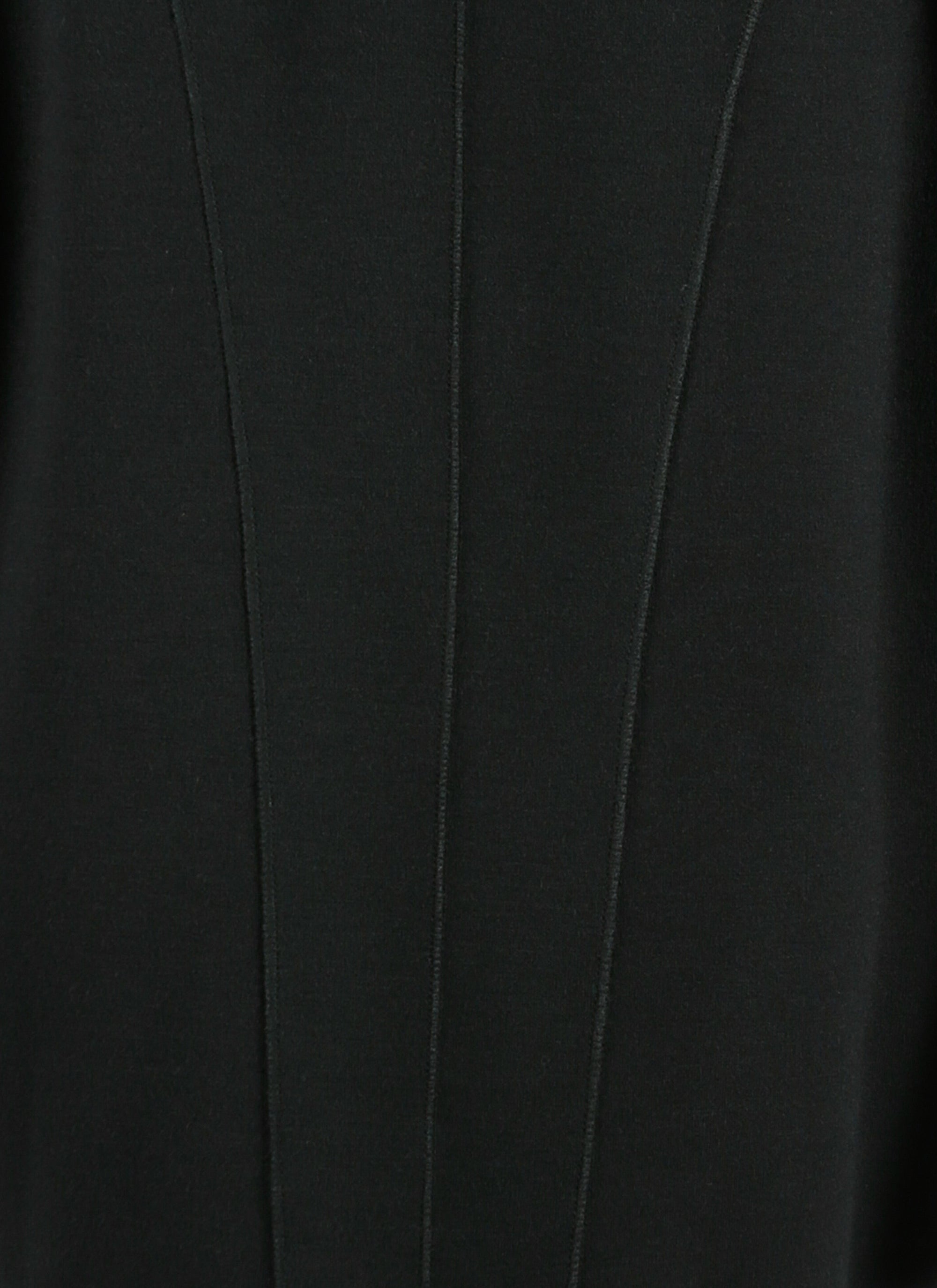 Long-sleeved wool jumper dress - Black intense