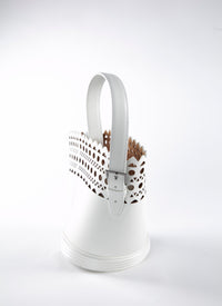 Sac en cuir - Blanc Optique