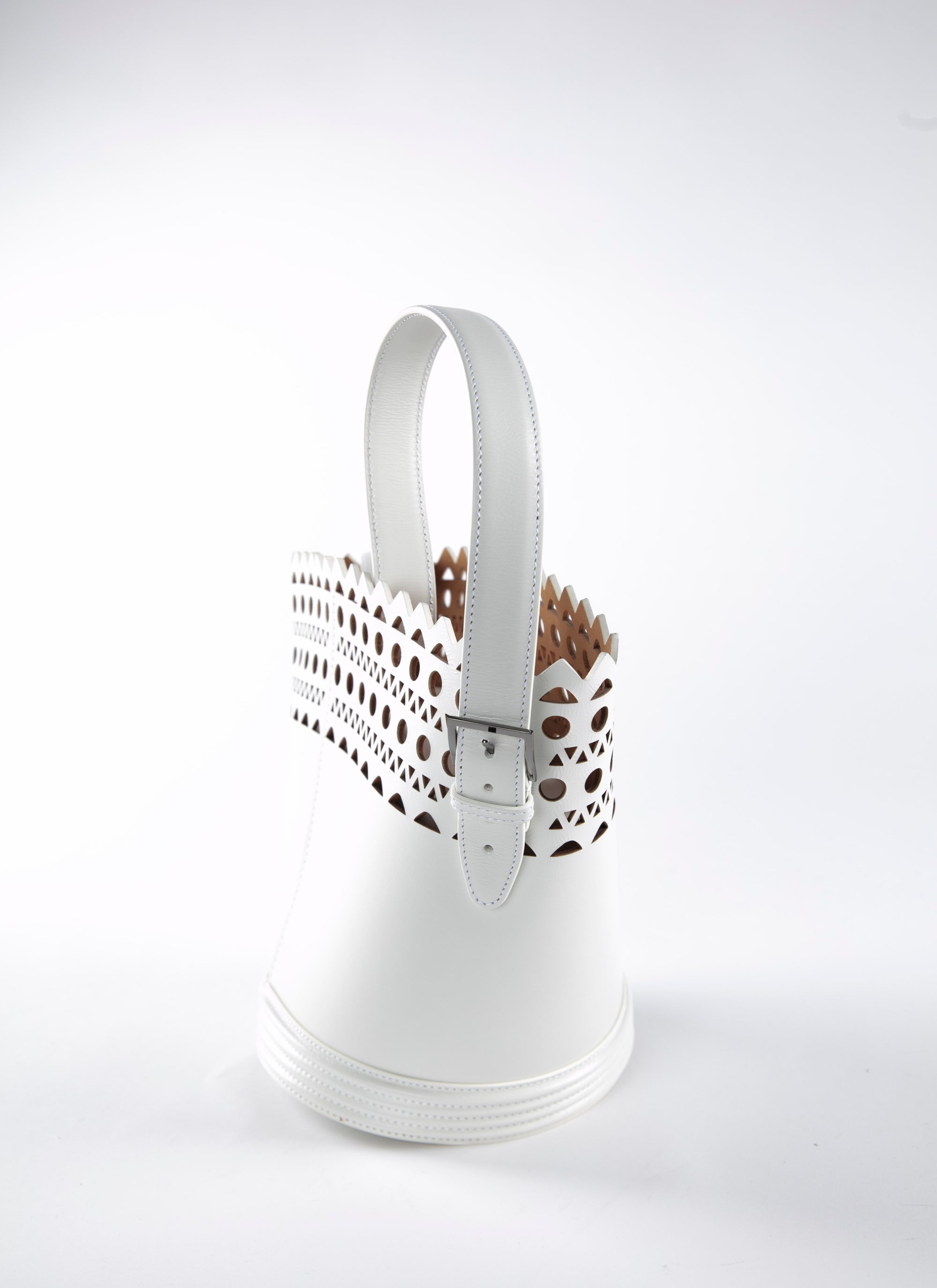 Sac en cuir - Blanc Optique