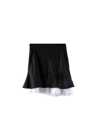 Jupe en laine - Noir