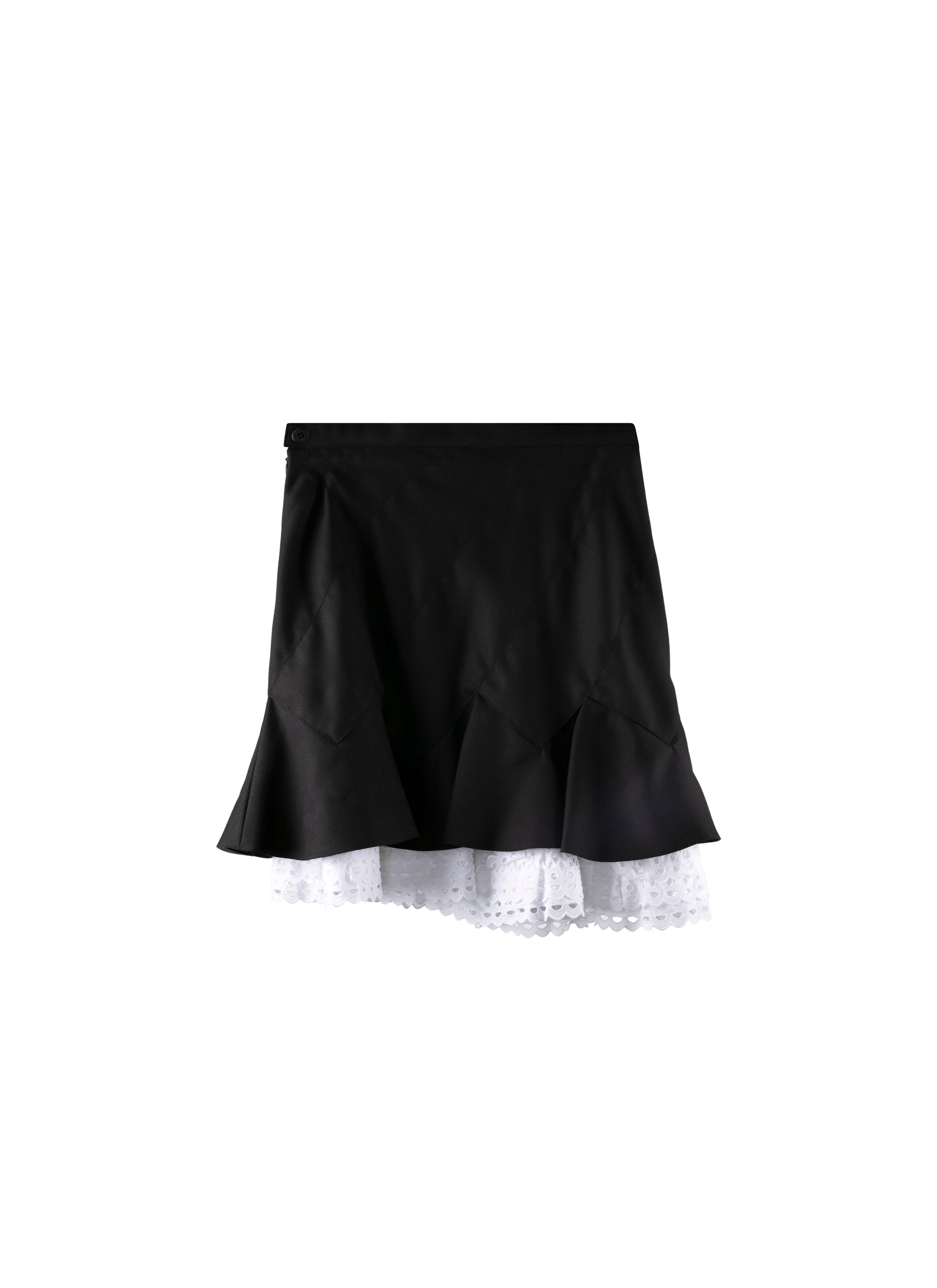 Jupe en laine - Noir