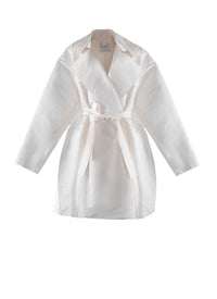 Trench en soie - Blanc