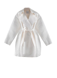 Trench en soie - Blanc