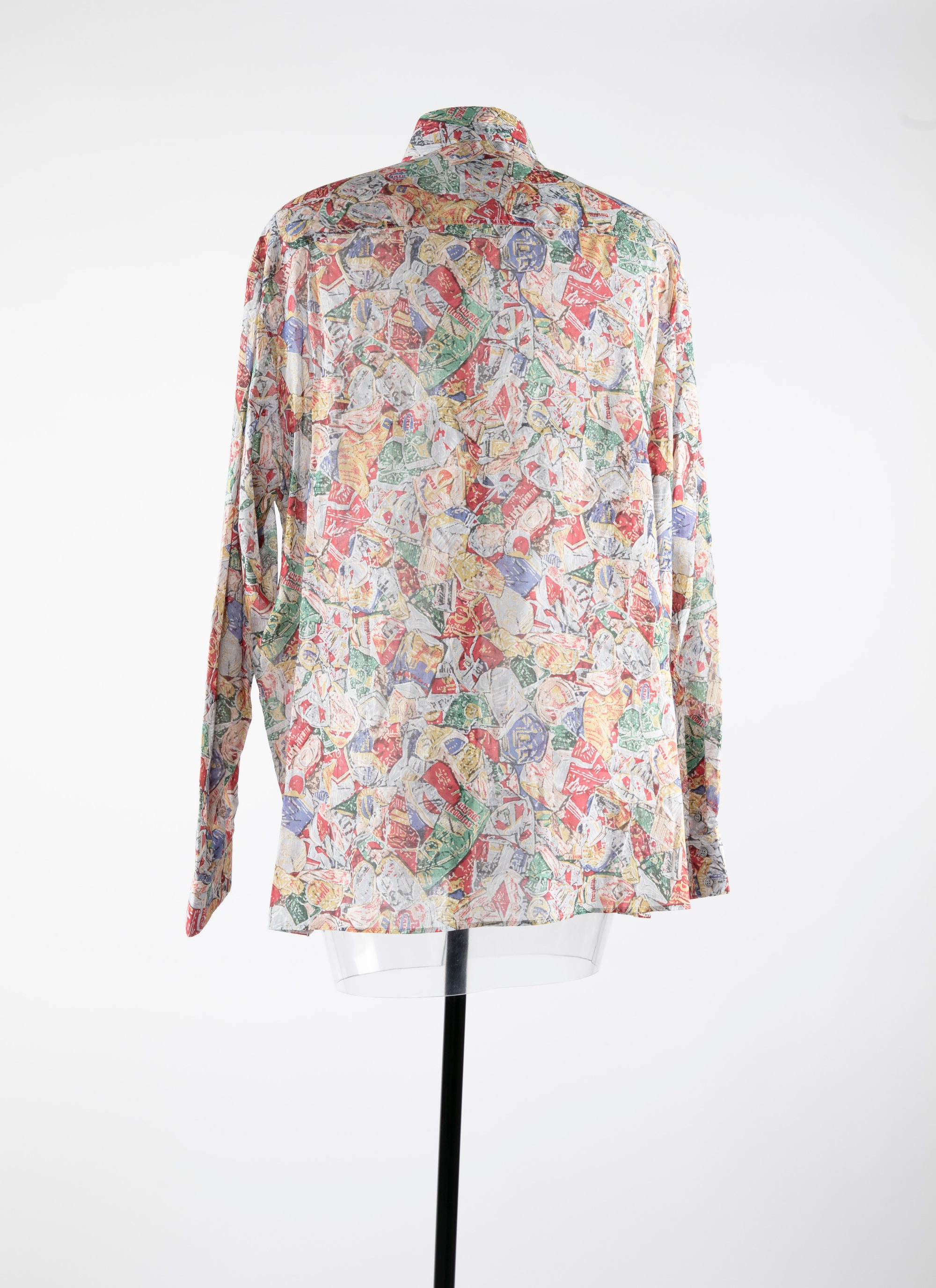 Classic patterned flowing shirt - Multicolour