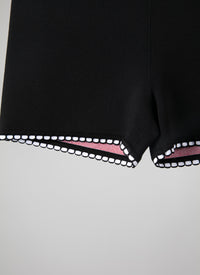 Mon Cœur shorts - Black & Red