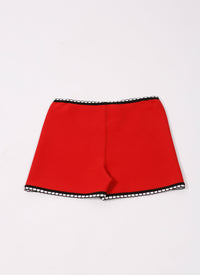 Short Mon Cœur - Rouge & Noir