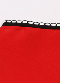 Short Mon Cœur - Rouge & Noir