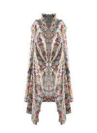 Long-sleeved poplin dress by César - Multicolour