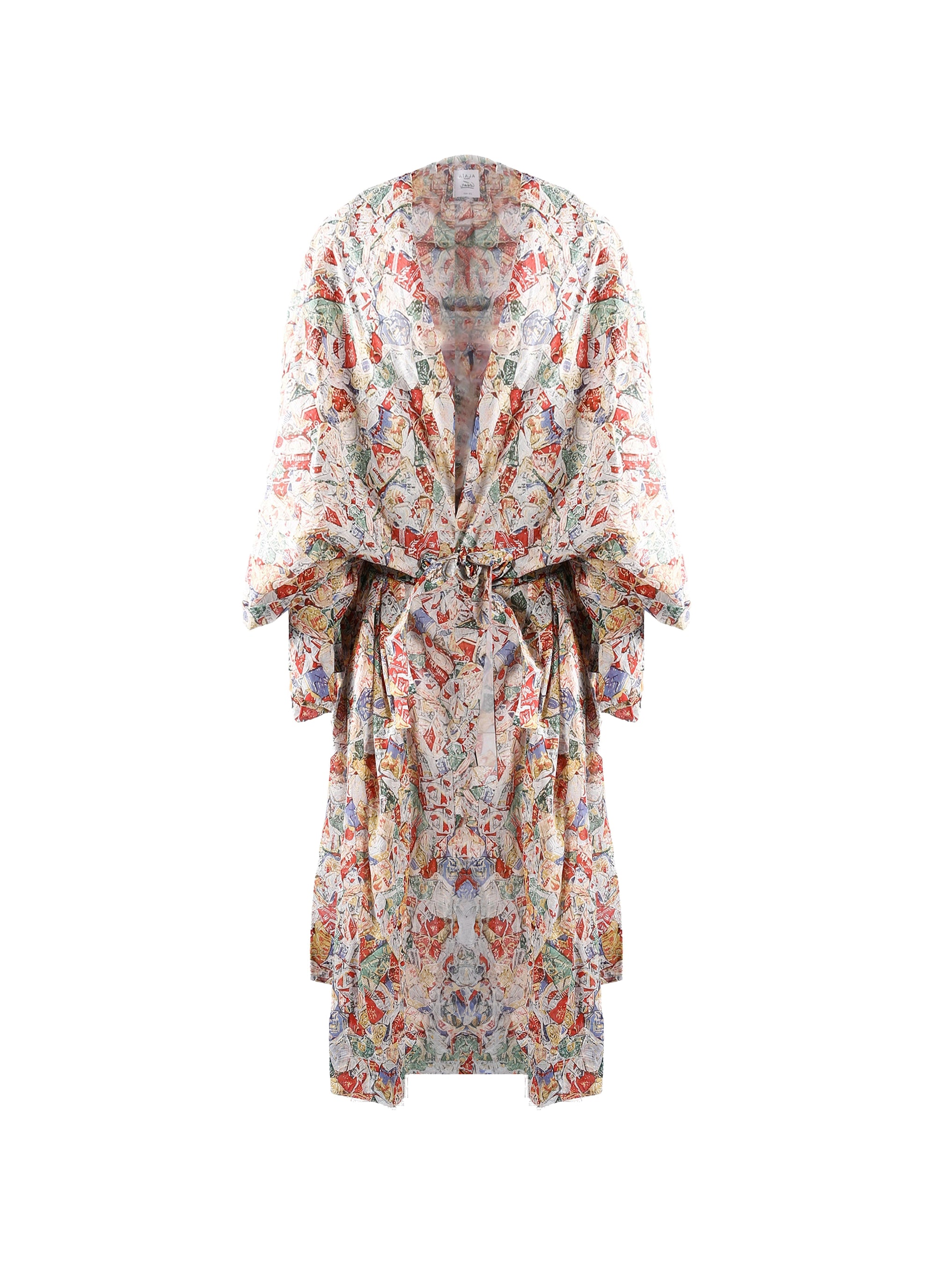 Robe à manches longues César - Multicolore