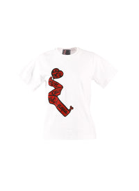 T-shirt Mon cœur - Blanc & Rouge