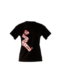 T-shirt Mon cœur - Noir & Rouge