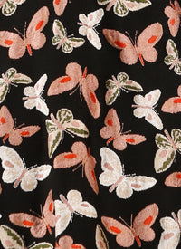 Butterfly long-sleeved tunic - Multicolour