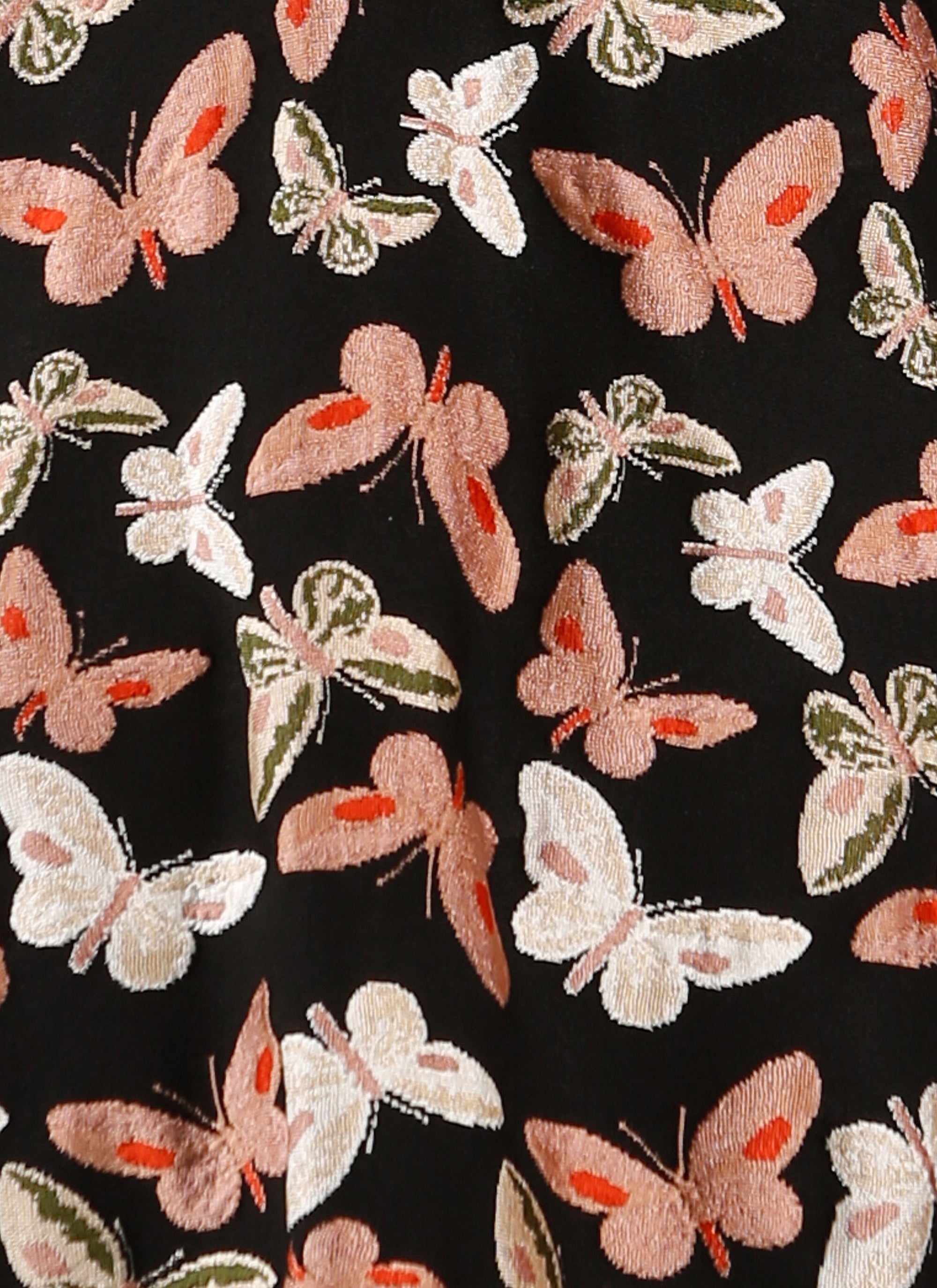 Butterfly long-sleeved tunic - Multicolour