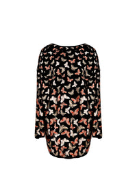 Butterfly long-sleeved tunic - Multicolour